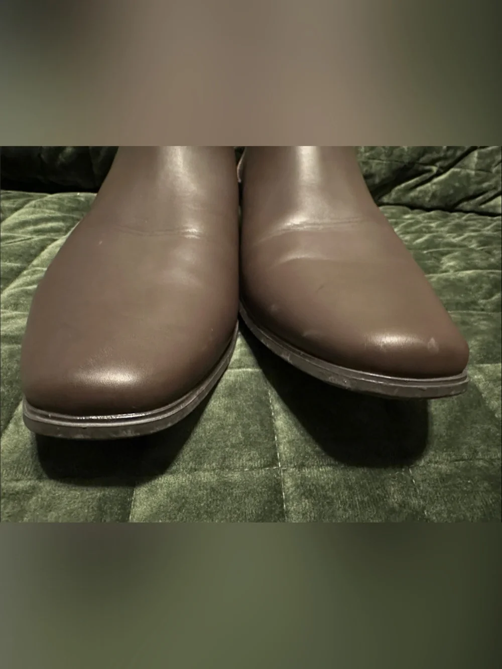 Calvin Klein Brown Leather Chelsea Chukka Boots